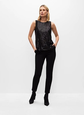 Sleeveless Sequin Top