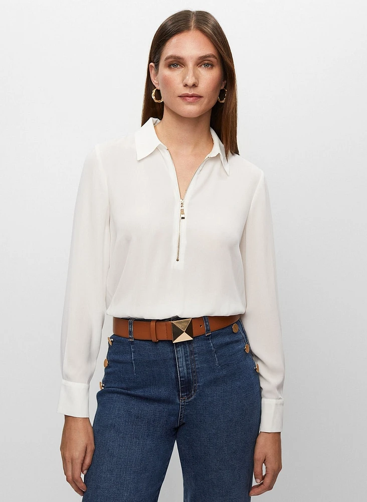 Shirt Collar Blouse