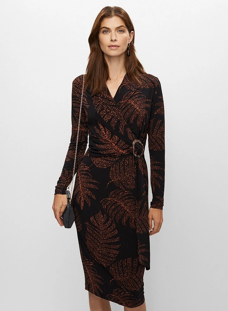 Leaf Motif Dress