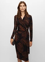 Leaf Motif Dress