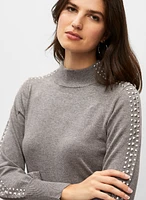 Mock Neck Knit Tunic