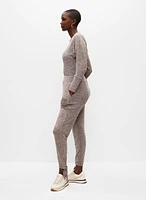Tunique asymétrique en tricot mélang