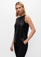 Sleeveless Sequin Top