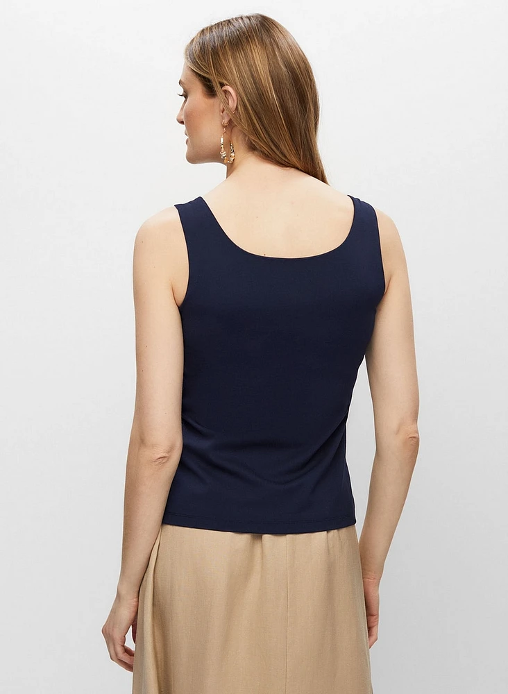 Buckle Strap Sleeveless Top