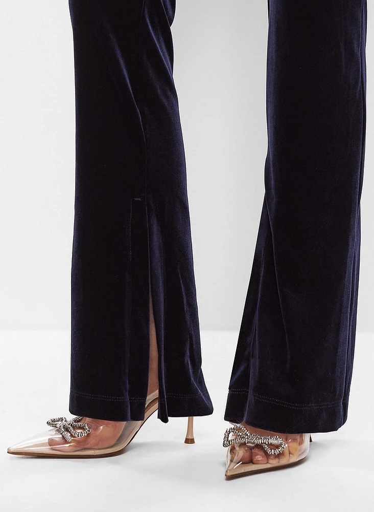 Pantalon à enfiler en velours