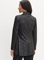 Vex - Veste style redingote en faux suède