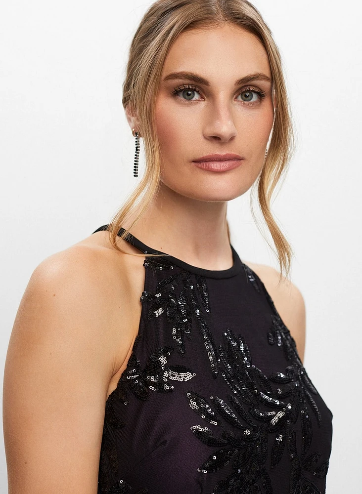 Alex Evenings - Robe cocktail à sequins
