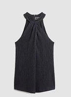 Twist Front Halter Top