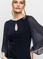 Joseph Ribkoff - Robe à manches 3/4 amples