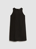 Robe sans manches en lin mélangé