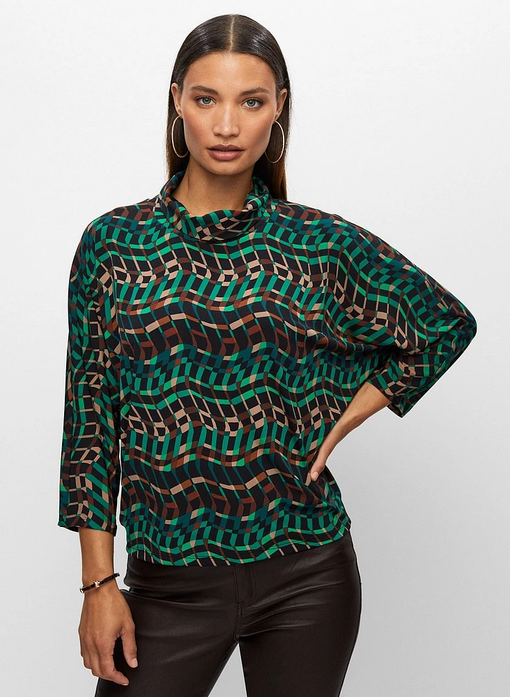 Joseph Ribkoff - Abstract Print Top