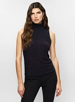Sleeveless Glitter Top