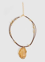 Oval Pendant Necklace