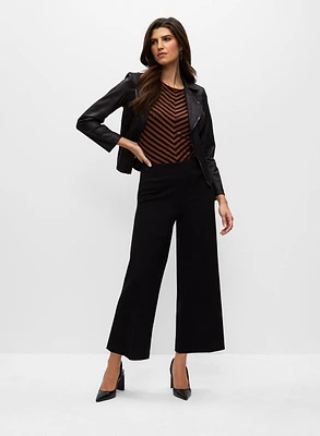 Flat Front Wide Leg Pants