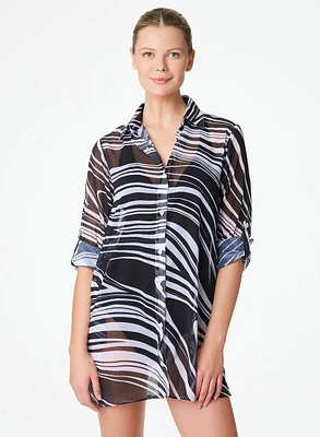 Bleu Rod Beattie - Shirt Swim Cover-Up
