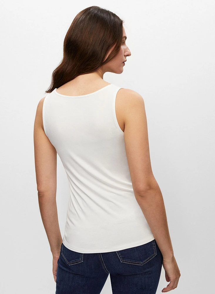 Pearl Detail Tank Top