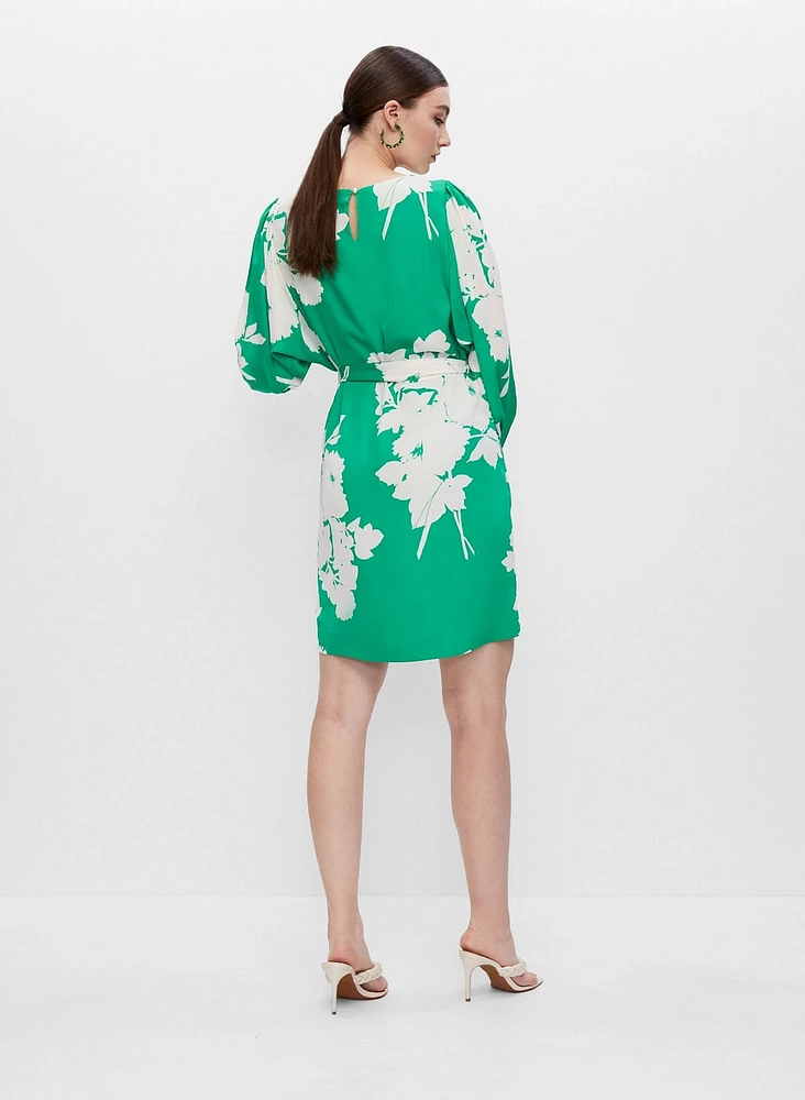Robe de jour à motif floral