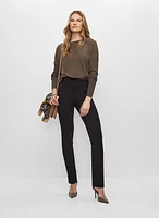 Slim Leg Pull-On Pants