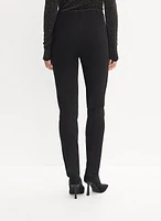 Jewel Button Pull-On Pants