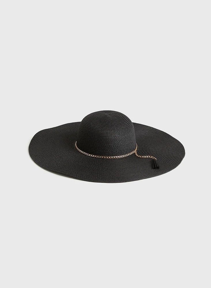 Wide Brim Straw Hat