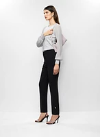 Pull ras-du-cou et pantalon étroit