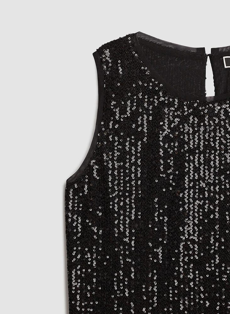 Sleeveless Sequin Top