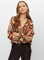 Paisley Print Blouse