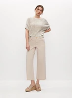 Wide Leg Culotte Jeans