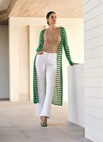 Flare Leg Denim Pants