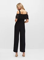 Adrianna Papell - Mesh Illusion Jumpsuit