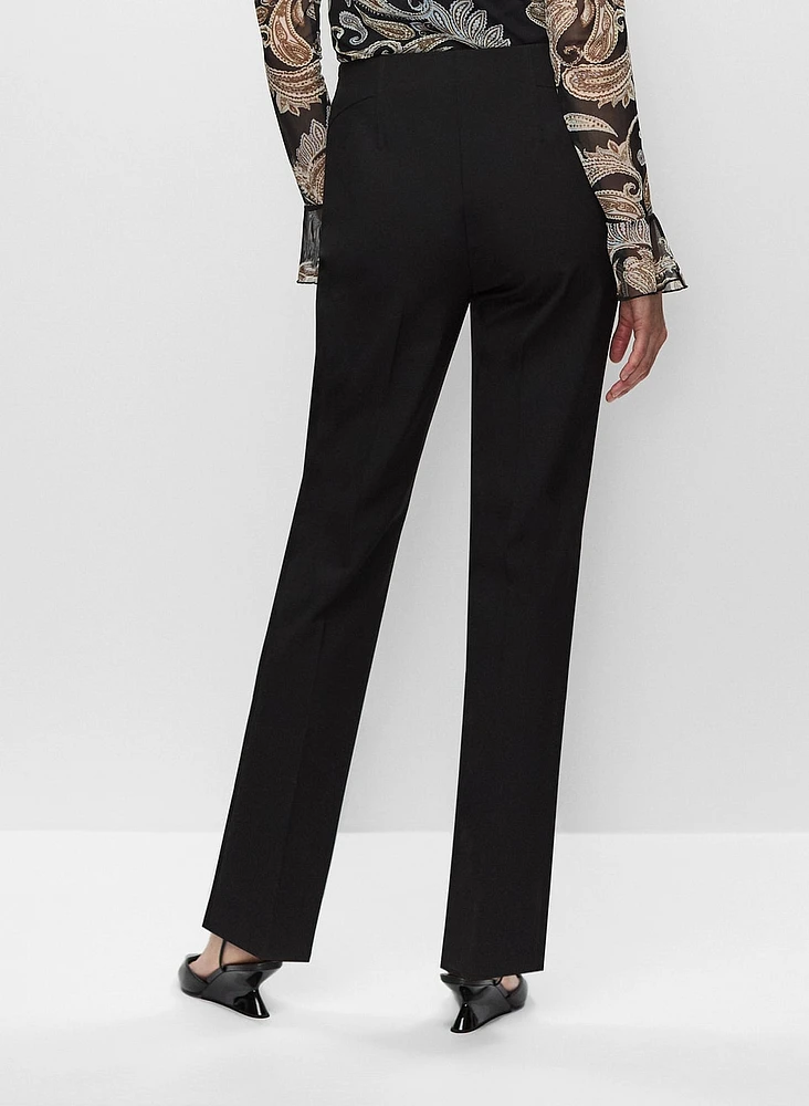 Pantalon coupe Amber à pinces