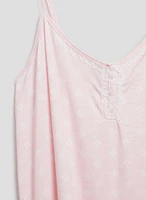 Lace & Button Detail Nightgown