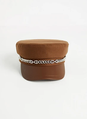 Chain Trim Detail Hat