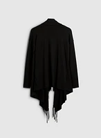 Asymmetrical Cashmere Blend Cardigan