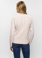 Pointelle Knit Sweater