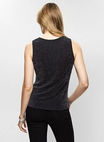 Metallic Sleeveless Top