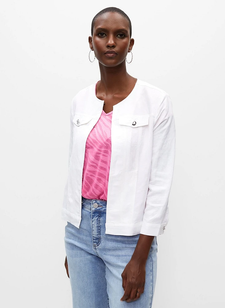 Linen Blend Jacket