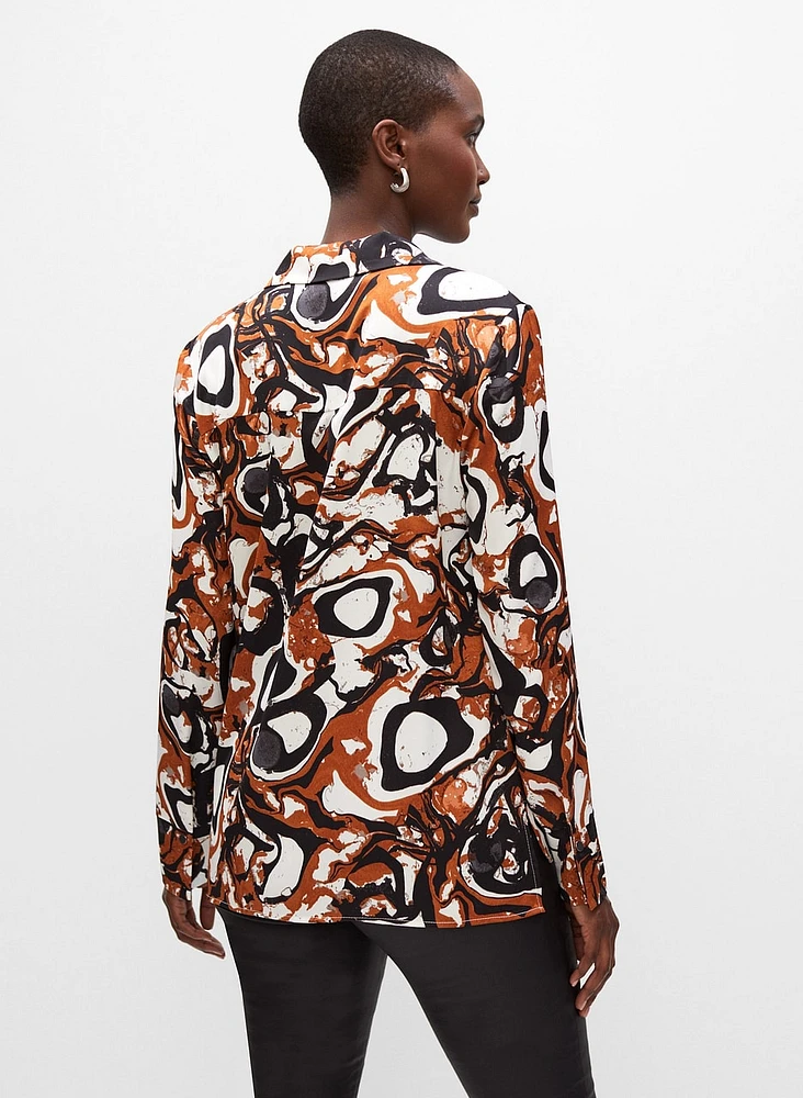 Joseph Ribkoff - Abstract Print Blouse