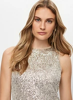 Haut sans manches à sequins
