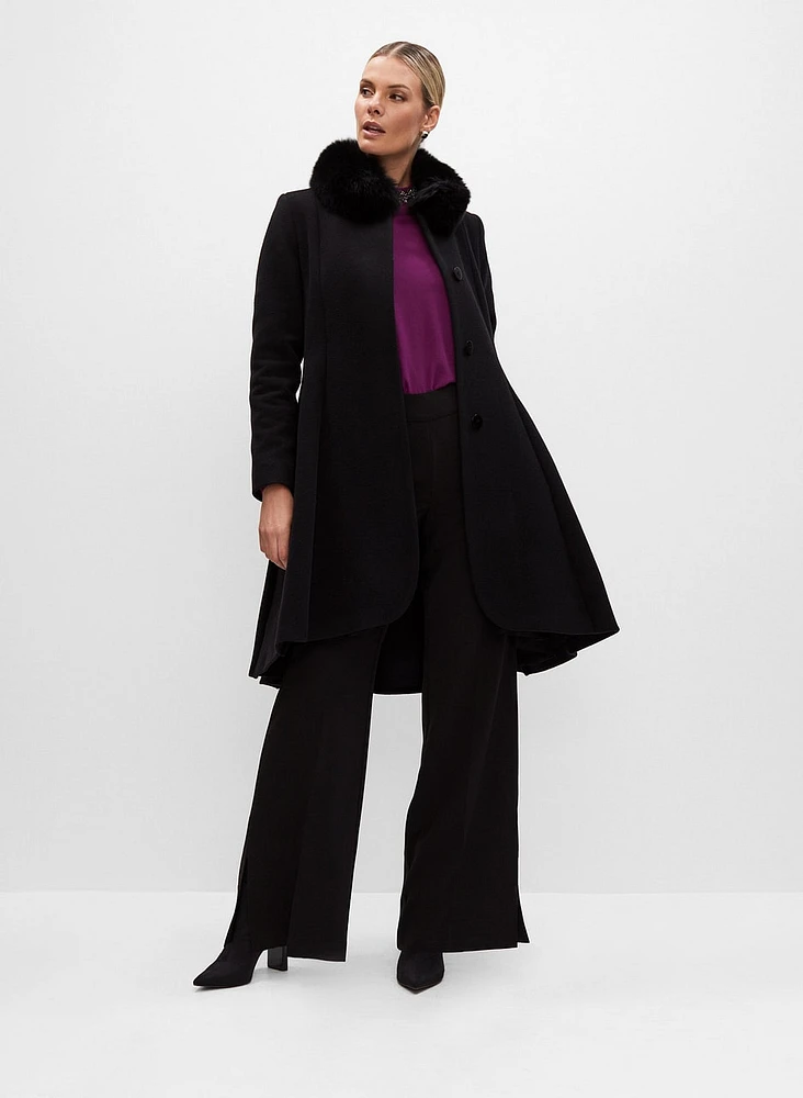 Mallia - Manteau en mélange de laine et cachemire