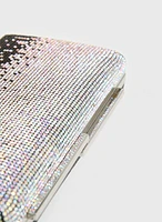 Rectangular Crystal Drip Clutch