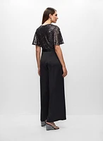 Sequin & Satin Jumpsuit