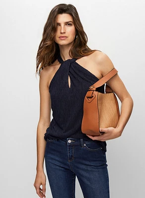 Twist Front Halter Top