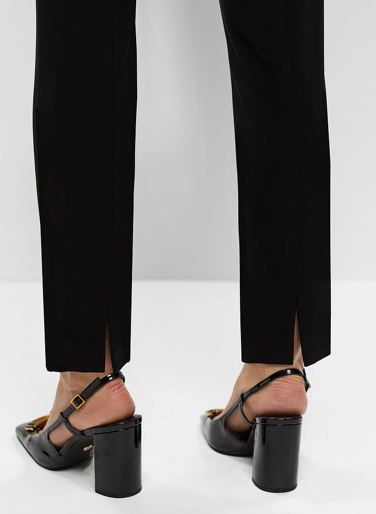 Ankle Length Slim Leg Pants