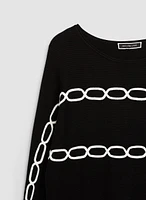 Chain Cable Knit Sweater