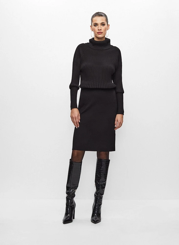 Dolman Sleeve Sweater Dress
