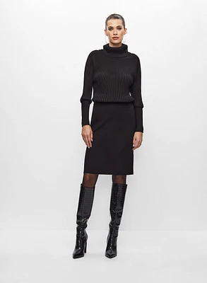 Dolman Sleeve Sweater Dress