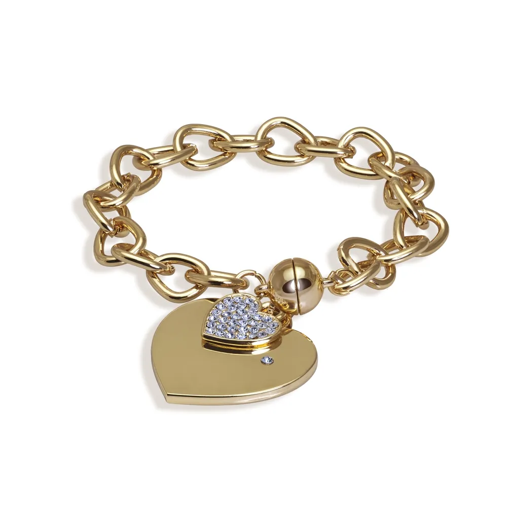 CRYSTAL HEART BRACELET