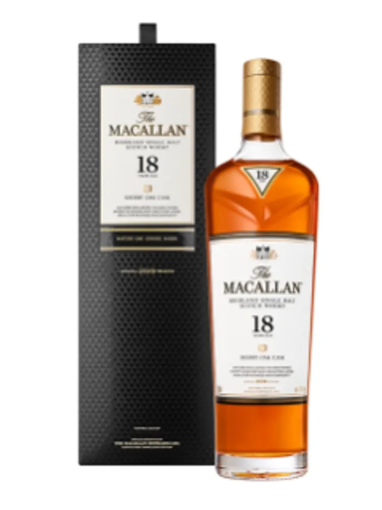 The Macallan Sherry Oak 18-Year-Old Highland Single Malt Scotch Whisky