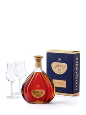 Courvoisier XO Cognac + FREE glasses